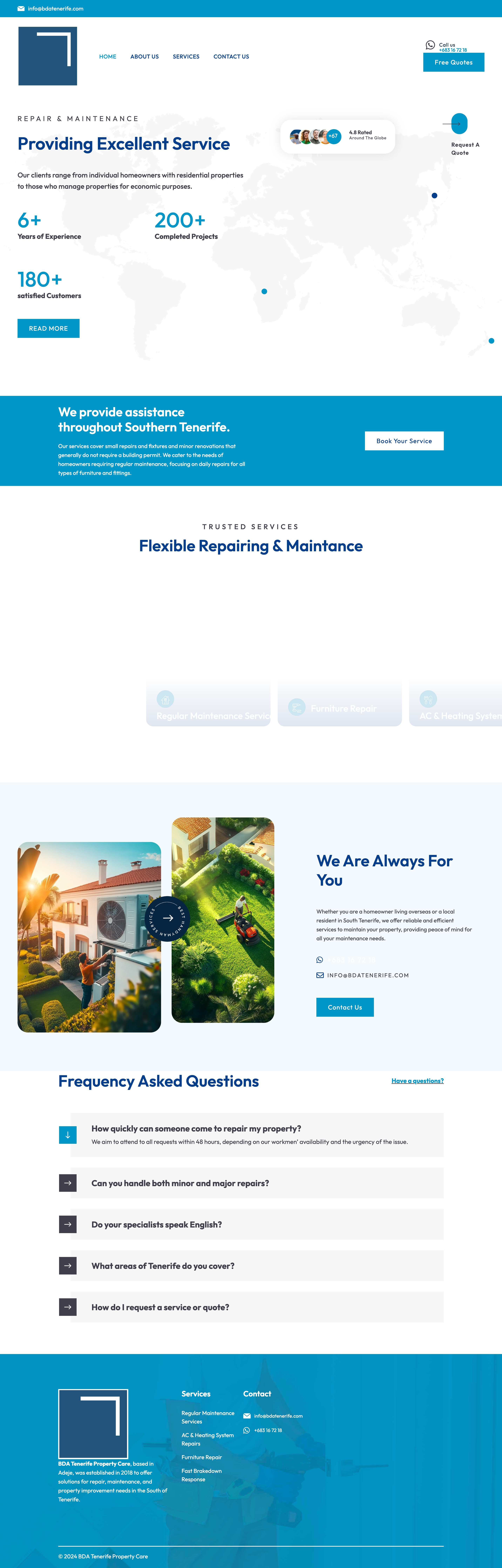 Tenerife Care website preview